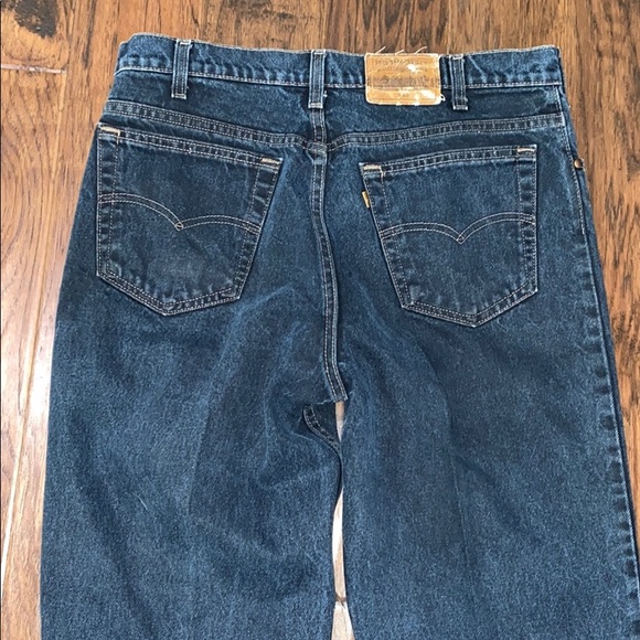 Vintage Levi's 540 Relaxed Fit Orange Tab 36x32 - Picture 5 of 6